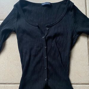 Black brandy Melville button up